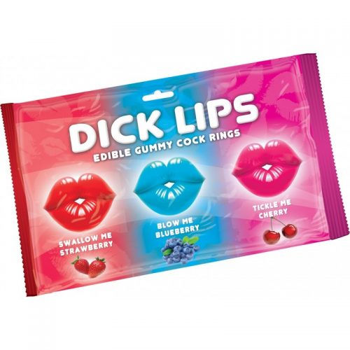 Dick Lips Edible Gummy Cock Rings Pz Varta Mayoreo Distribuidora De