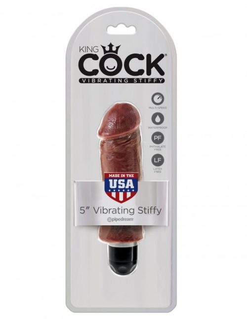 King Cock 5″ Vibrating Stiffy – Varta Mayoreo