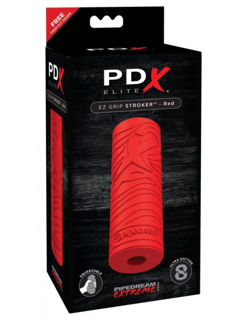 Pdx Elite Ez Grip Stroker Red – Varta Mayoreo