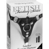 Fetish Fantasy Series Leather Fantasy Harness - Black - Varta Mayoreo
