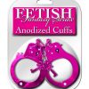 Fetish Fantasy Series Anodized Cuffs - Pink - Varta Mayoreo