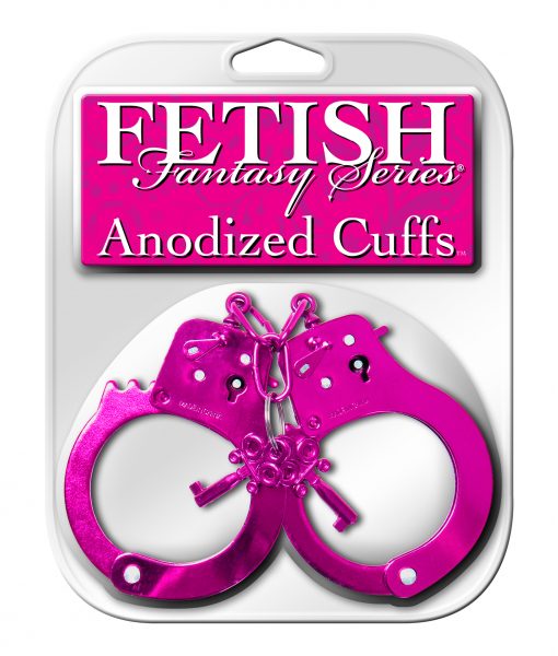Fetish Fantasy Series Anodized Cuffs – Pink – Varta Mayoreo