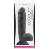 Colours - Softies - 8" Dildo - Black - Varta Mayoreo Sexshop Online