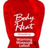 Body Heat  8 Oz. Warmin Massage Strawberry - Varta Mayoreo Sex Shop