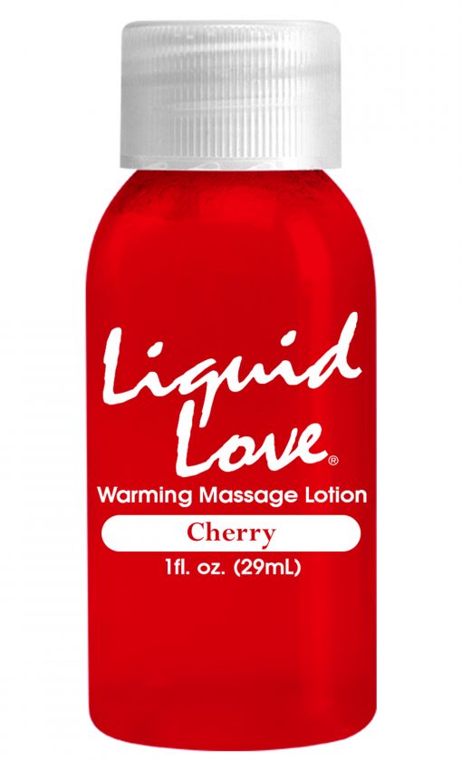 Liquid Love  1 Oz Warming Massage  Cherry – Varta Mayoreo Sex Shop