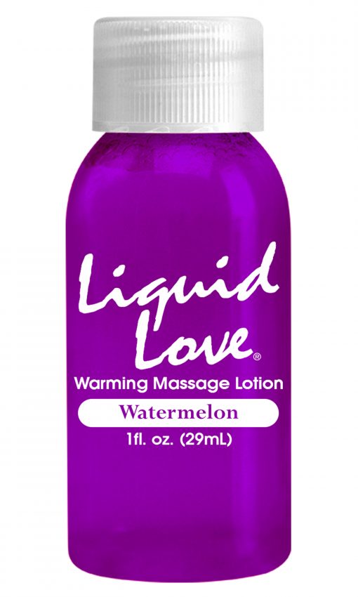 Liquid Love  1 Oz Warming Massage  Watermelon – Varta Mayoreo Sex Shop