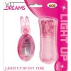 Wet Dreams-Light Up Pleasure Bunny With Egg-Carded 8 Speed - Varta Mayoreo