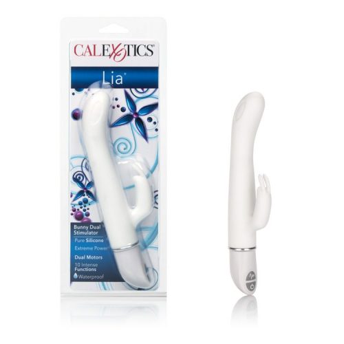 Lia Dual Stimulador – White – Varta Mayoreo Sex Shop