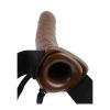 Fetish Fantasy Series 8 Hollow Strap-On – Brown:Black_B