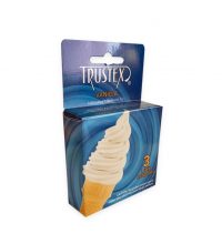 Trustex Flavored Lubricated Condoms – 3 Pack – VANILLA