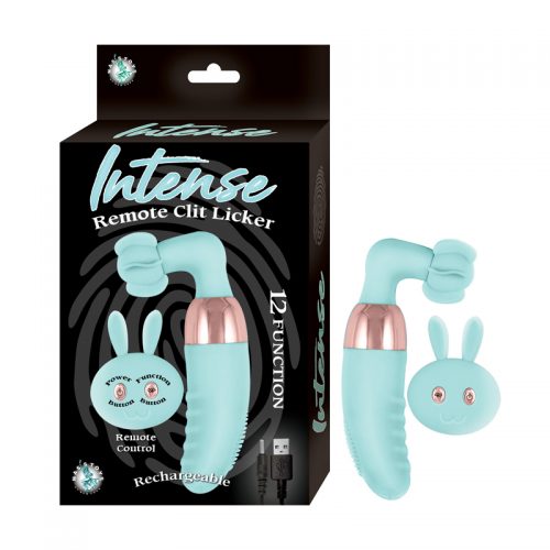 INTENSE REMOTE CLIT LICKER-AQU