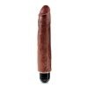 King Cock 10 Vibrating Stiffy – Brown_2