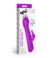 BG Thrusting Silicone Rabbit Vibrator