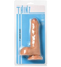 THINZ 8" Uncut Dildo w/ Balls