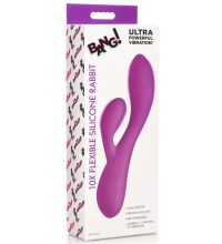 BG 10X Flexible Silicone Rabbit - Purple