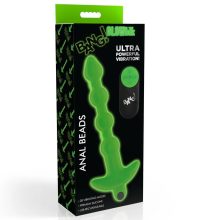 BG Glow-in-the-Dark SiliconeAnal Beads w/ Remote