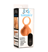 JOCK 28X Vibrating Realistic Balls w/ Remote 40mm