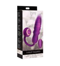 IN Thrust Thumper Thrusting Silicone Vibrator w/ Remote