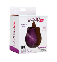 Gossip Purple Twirl 10X Silicone Licking Rose