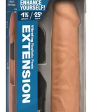 JOCK Enhancers Vibrating 1.5" Realistic Penis Extension - Medium