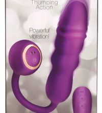 IN Thrust Thumper Thrusting Silicone Vibrator w/ Remote