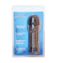 Penis sleeve clear black
