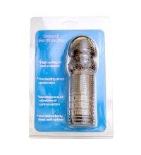 Penis sleeve clear black