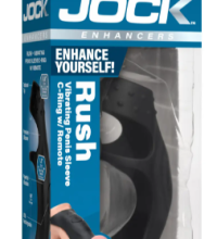 JOCK Enhancers Rush Vibrating Penis Sleeve C-Ring w/ Remote