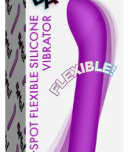 BG G-Spot Flexible Silicone Vibrator - Purple