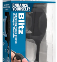 JOCK Enhancers Blitz Vibrating Penis Sleeve C-Ring w/ Remote