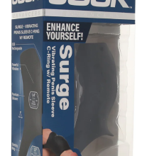JOCK Enhancers Surge Vibrating Penis Sleeve C-Ring w/ Remote