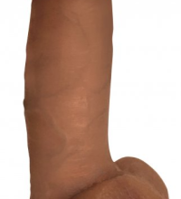 7" Dildo with Balls Latte
