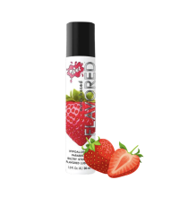 Wet Flavored Lubricant-Sexy Strawberry 1 oz