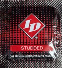Studded Condom  lubricated