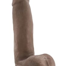 7" Dildo with Balls Chocolate