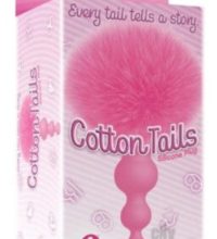 The 9's, Cottontails, Silicone Bunny Tail Butt Plug, Beade