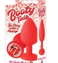 The 9's, Booty Calls, Silicone Butt Plug, Red, "Tongue"